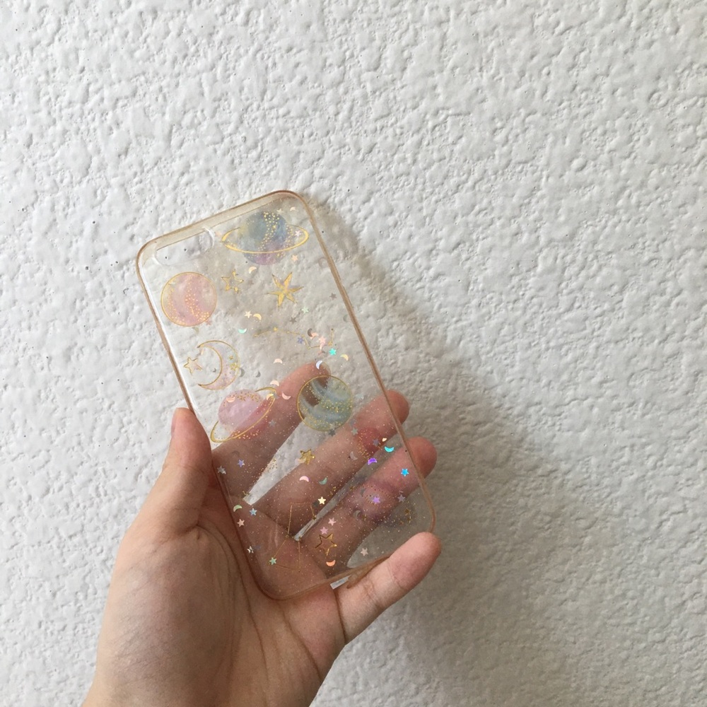 clear galaxy iphone 6/6s case